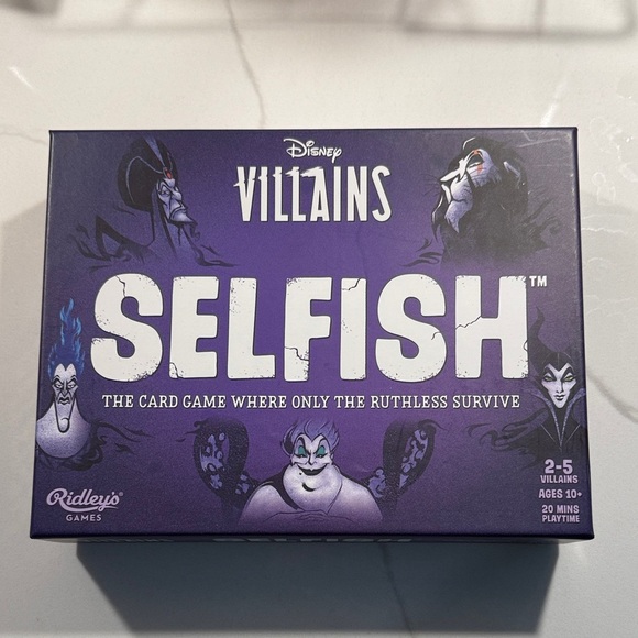 Disney Other - Disney Villains Selfish Card Game in Purple